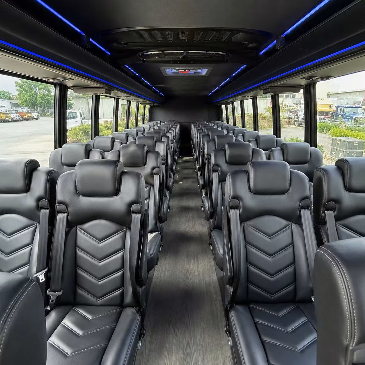 30 passenger minibus inside