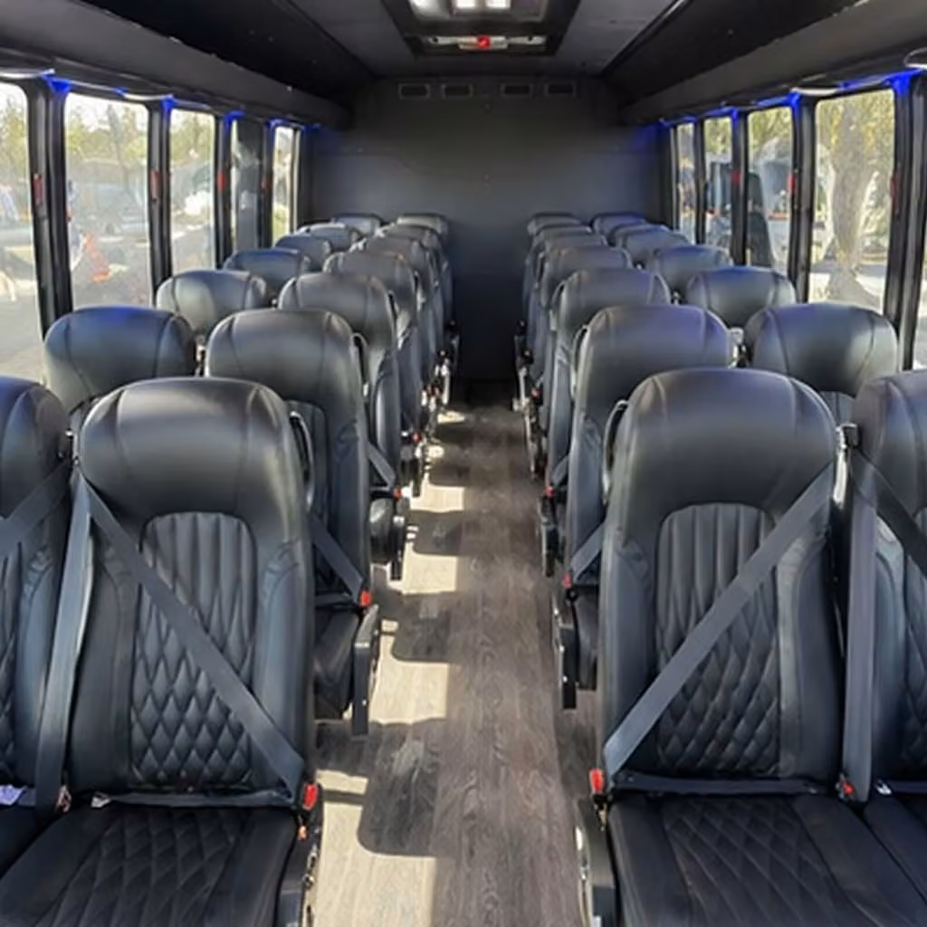 35 passenger minibus inside