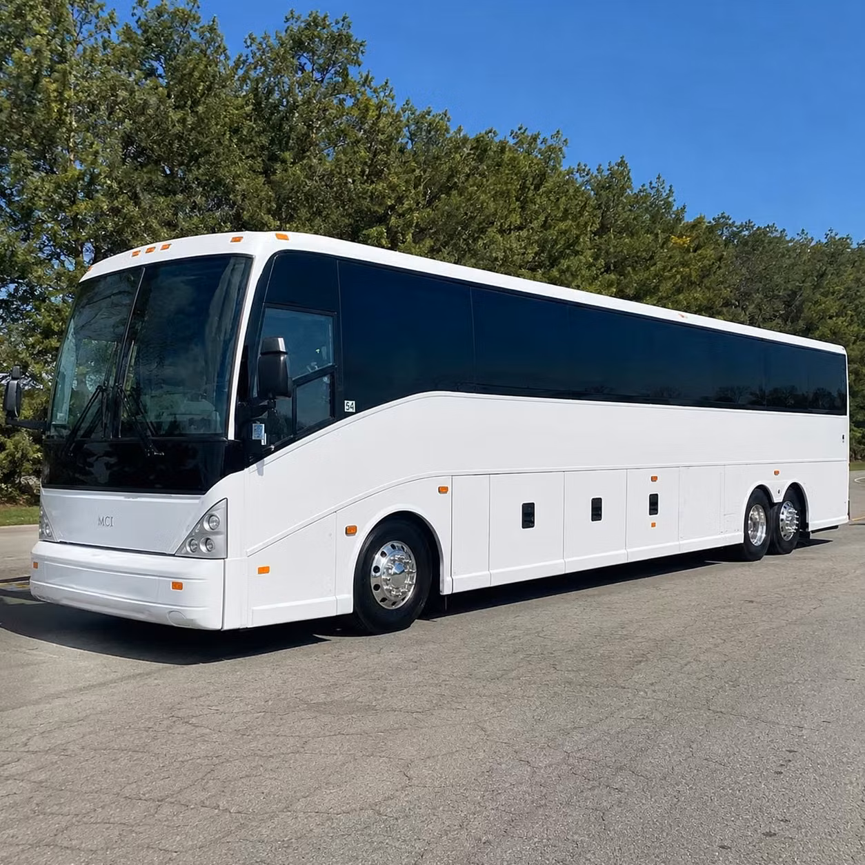 56 passenger charter bus