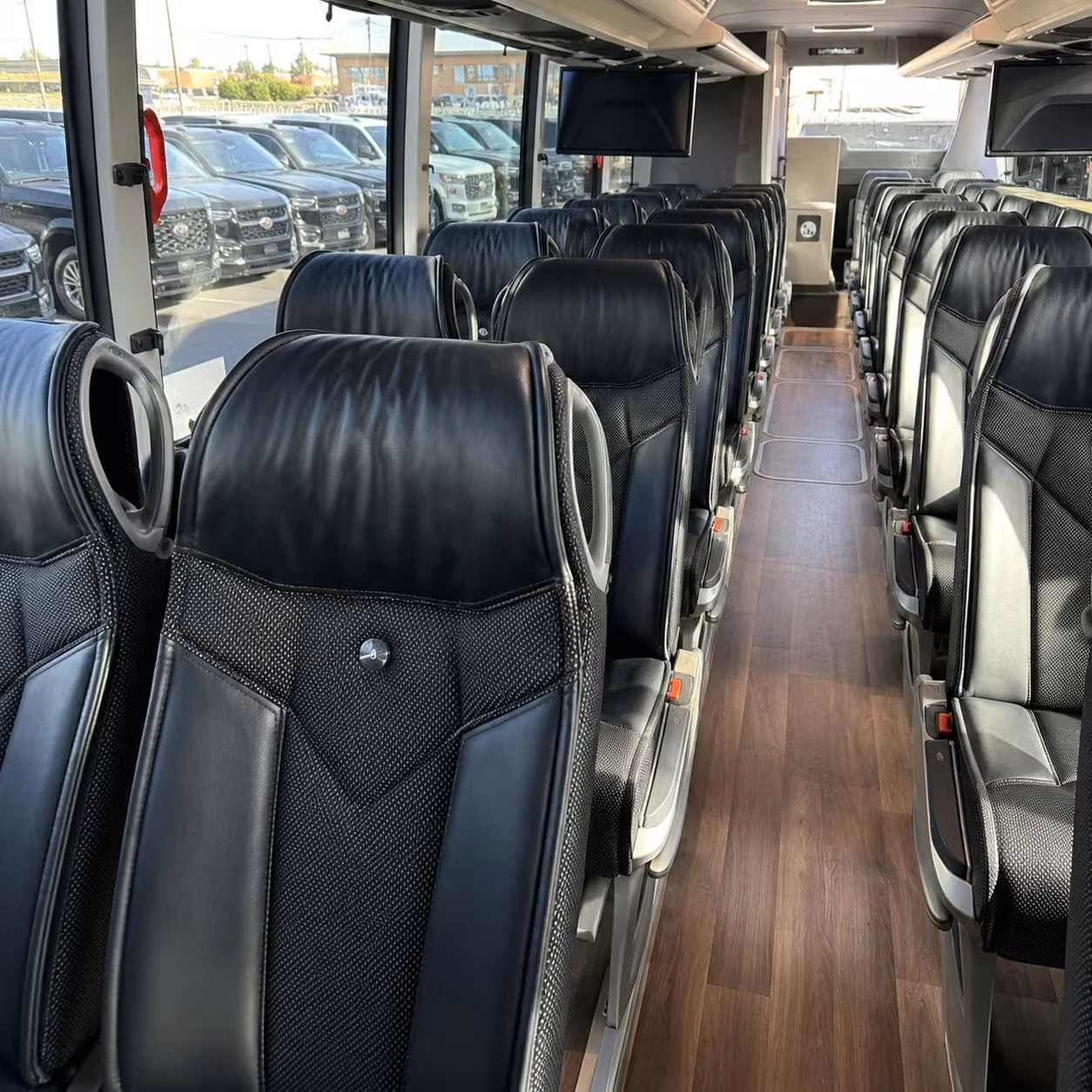 nampa charter bus interior gallery