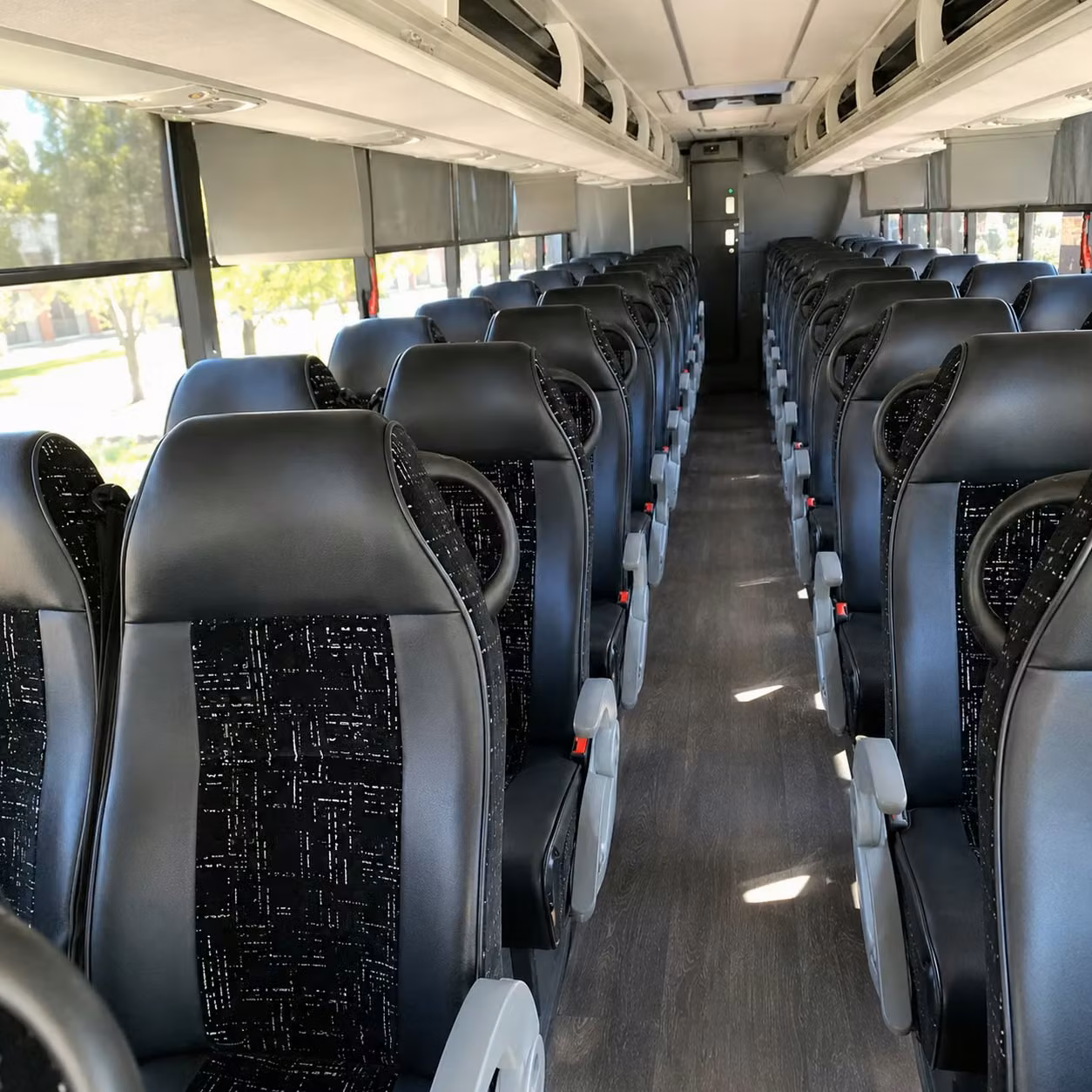nampa charter bus interior