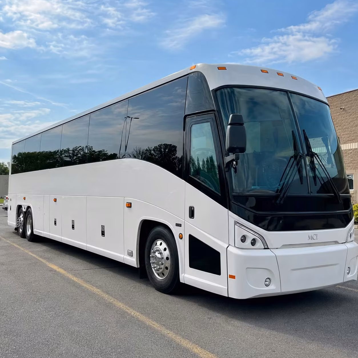 nampa charter bus rental exterior